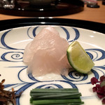 まき村 - 2016/9_真子鰈のお造り