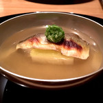 まき村 - 2016/9_鮎の一夜干しと冬瓜のお椀