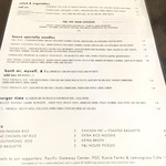 THE PIG AND THE LADY - メニュー