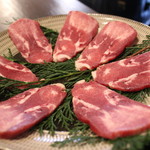 Veal Cow tongue