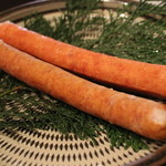 Sausages: 200 yen each
