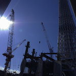 鮨 橋口 - 普請（ふしん）の電波櫓（でんぱやぐら）