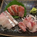 寿司職人 びる川 - 炙り金目鯛，太刀魚，黒ムツ
