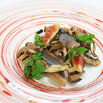 リストランテ アクアパッツァ - 炙り秋刀魚のカルパッチョ仕立て