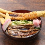 Oshokujidokoro Sazanami - Wはかりめ丼