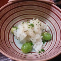松川 - 鱧と新銀杏の飯蒸し