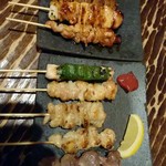 炭火焼鳥ももたろう - 焼き鳥10種盛り合わせ