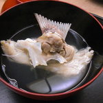 萬み高橋 - 鯛の潮汁。