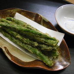 萬み高橋 - いんげん揚げ。