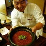 祇園 さゝ木 - イクラご飯