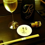 祇園 さゝ木 - 大将が最近ハマっているというシャンパン