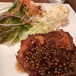 Sommelier Kitchen yuB yum - 皮パリ☆鶏もも肉のハニーマスタードソース♪♪♪