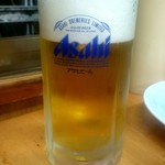 スタミナ苑 - スーパードライ：550円