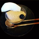 祇園もりわき - 『黒糖のムースと洋ナシのオーロラ』!!