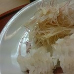 割烹 やました - 茗荷をたっぷりのせて。