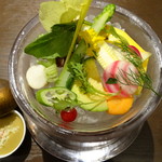 sincere - バーニャカウダ　蟹味噌ソース