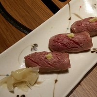 馬桜 銀座通り店 - あぶりにぎり