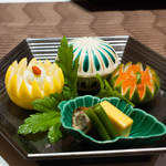 北新地 湯木 - 2016.10 前菜