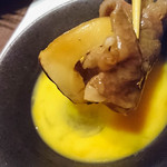 北新地 湯木 - 2016.10 黒毛和牛と松茸のすき焼き