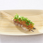 Grated pork belly ponzu sauce