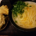 うどん 丸香 - 釜たまとかしわ天