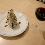 da.b - 2016/8/19  ポテサラに赤ワイン！