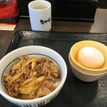 なか卯 - 牛丼ミニ300円と無料のこだわり卵