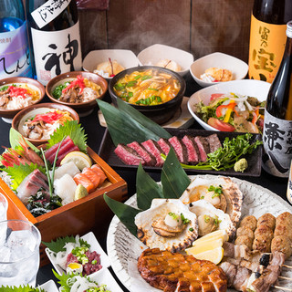 6道菜+無限暢飲的套餐2,500日圓起！適合年終聚會及餘興聚會