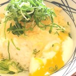 MarukameUDON - 天かす卵ネギ丼
