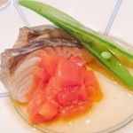 鮨 とかみ - 2016.9.  サゴシの酒蒸し