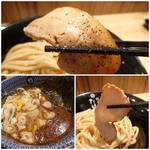 京都 麺屋たけ井 - チャーシュー大
            チャーシュー小