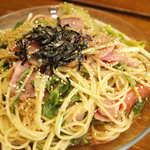 Ommbla - 緑野菜の和風パスタ　９００円