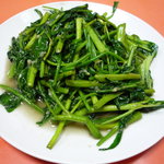 Hoan'Yon - 空芯菜の炒め物♪ニンニクがかなり効いています！