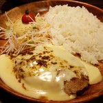 びっくりドンキー - フォンデュ風チーズバーグディッシュ