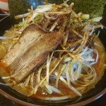 味噌ラーメン専門 力太商店 - 2016年9月　ネギレッド味噌ラーメン　830円＋税