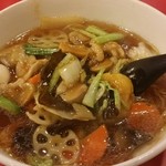 台湾料理萬来館 - 五目ラーメン