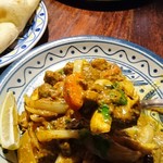 印度料理シタール - きのことマトンのブナは、具だくさん！！