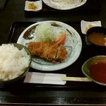 かつ専門 西河 - とんかつ定食 1350円