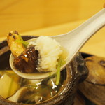 乃り英 - 松茸・鱧の汁物
      2016.10夜席利用