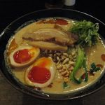 担担麺×夢azito - 白ごま豆乳担々麺（全部乗せ）(2016.03)