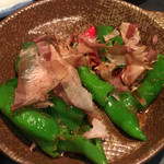 焼野菜 五十家 - 万願寺唐辛子の生姜醤油