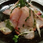 Comodo kitchen - 鮮魚のカルパッチョ