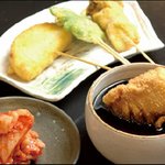 串かつ屋 みなみ - ソースにどばっと！