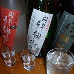 本町廣屋 - 焼酎呑み比べ
