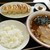 太閤園 - 料理写真:しょう油ラーメン 半ライス 餃子