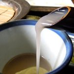 蕎麦喰い処 利めい庵 - 利めい庵 「蕎麦湯」