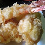 蕎麦喰い処 利めい庵 - 利めい庵 「海老鱧合盛りせいろ」