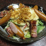 大黒屋 そば店 - 【晩酌定食】ごちそうサラダ