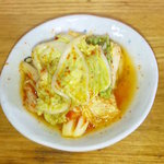 ラーメン大元 - 自家製キムチ～♪無料です