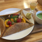 蕎麦カフェ　ゆの花 - ガレットのランチ